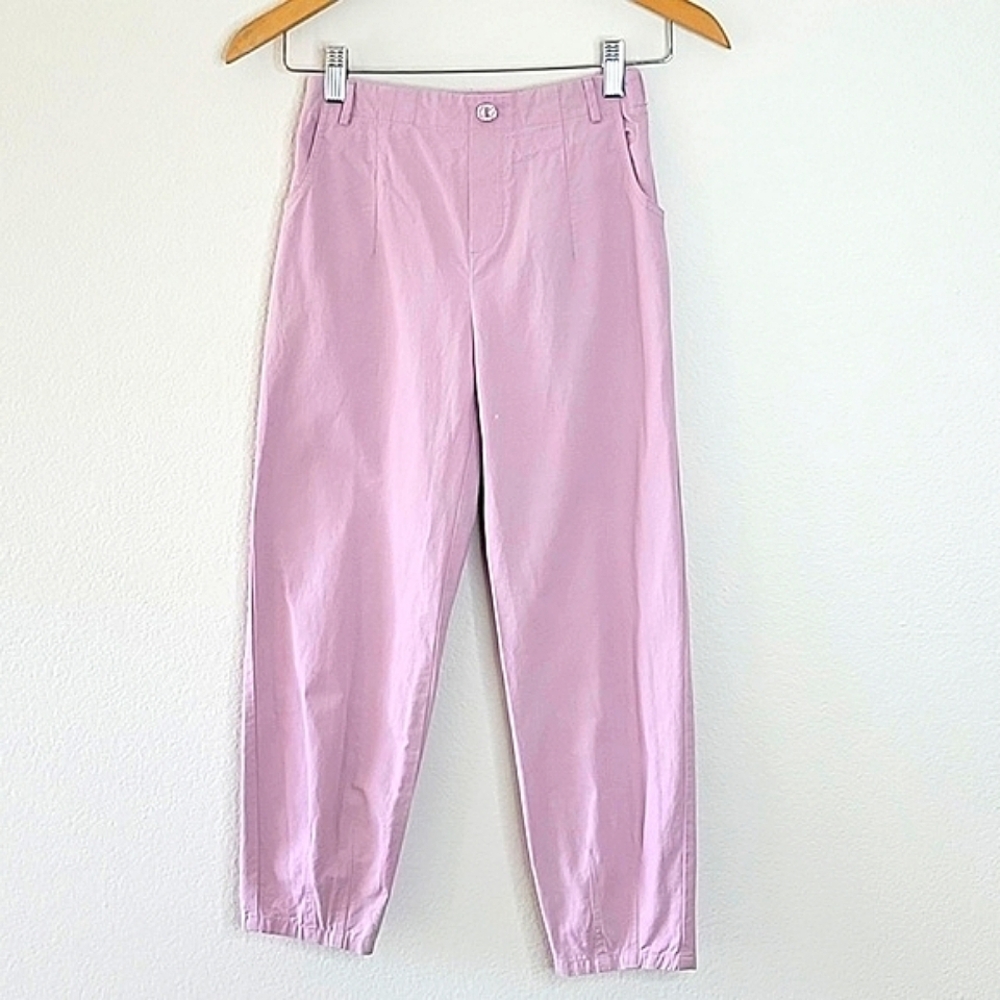 SHEIN Girls 100% Cotton Pink Casual Pants size 10Y Spring Summer *